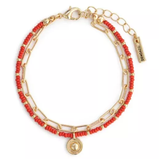 Red Thread Layered Bracelet