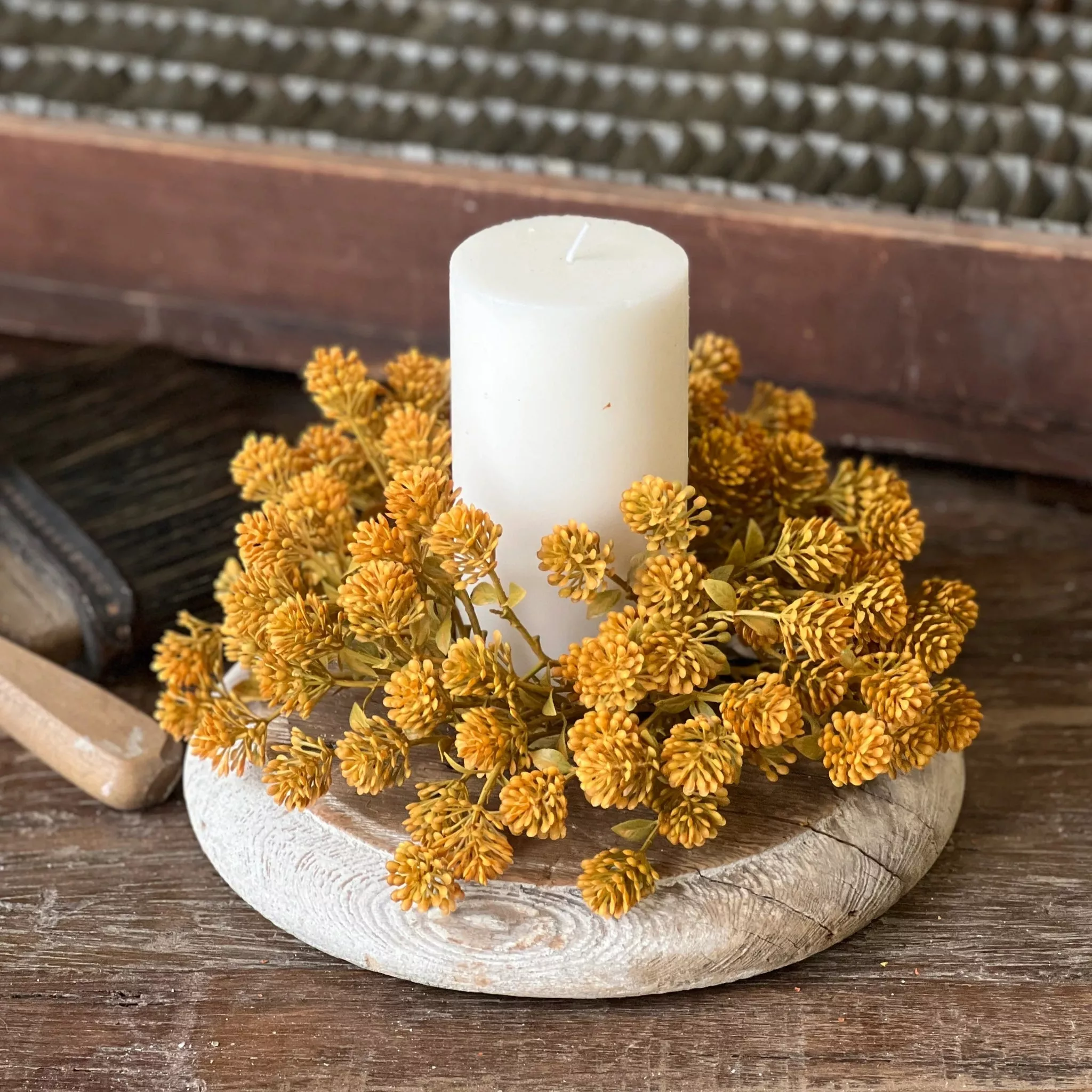Russet Cone Candle Ring