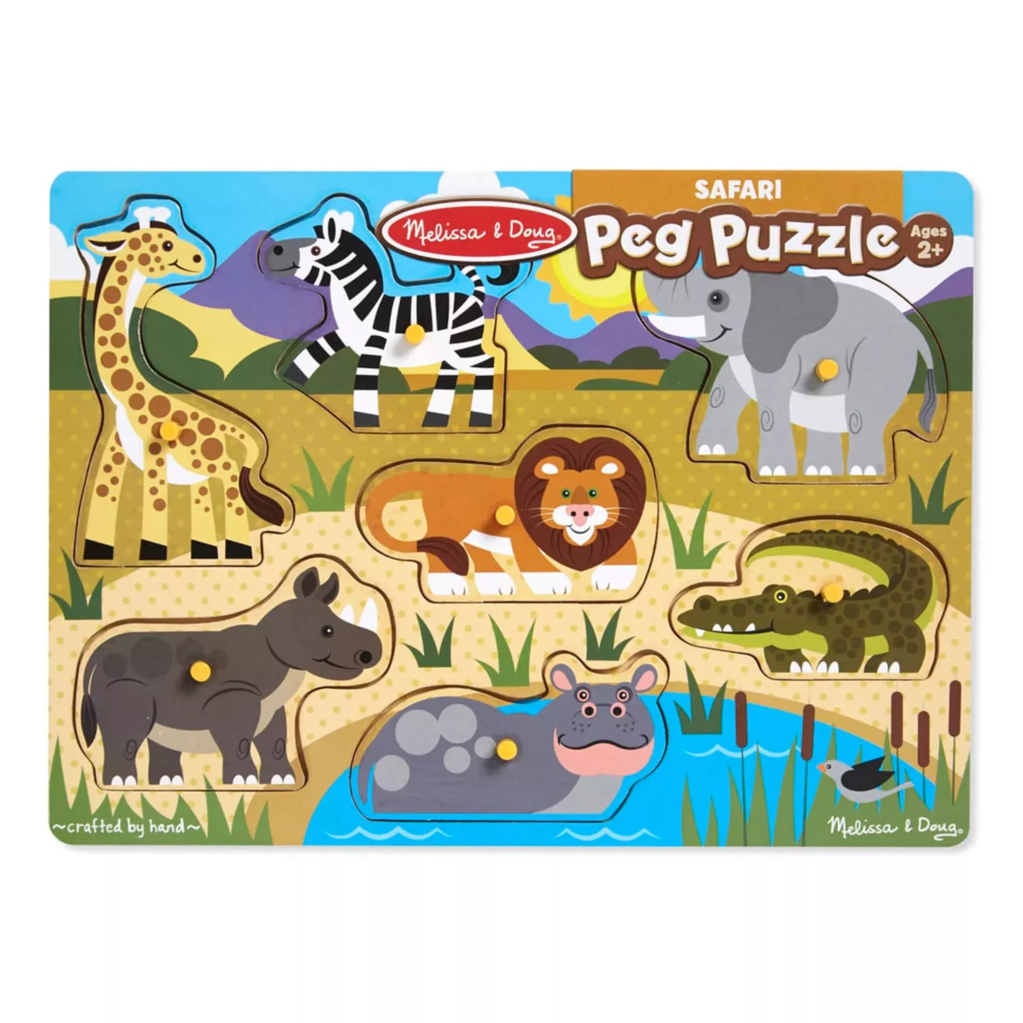Safari Wooden Peg Puzzle