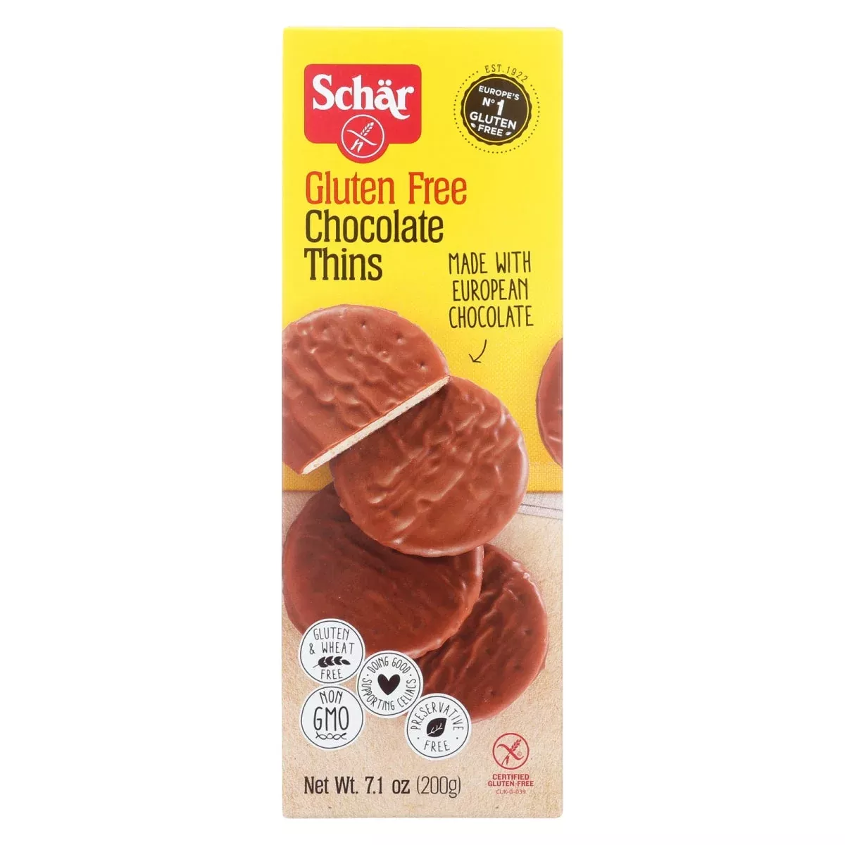 Schar Gluten Free Chocolate Thins