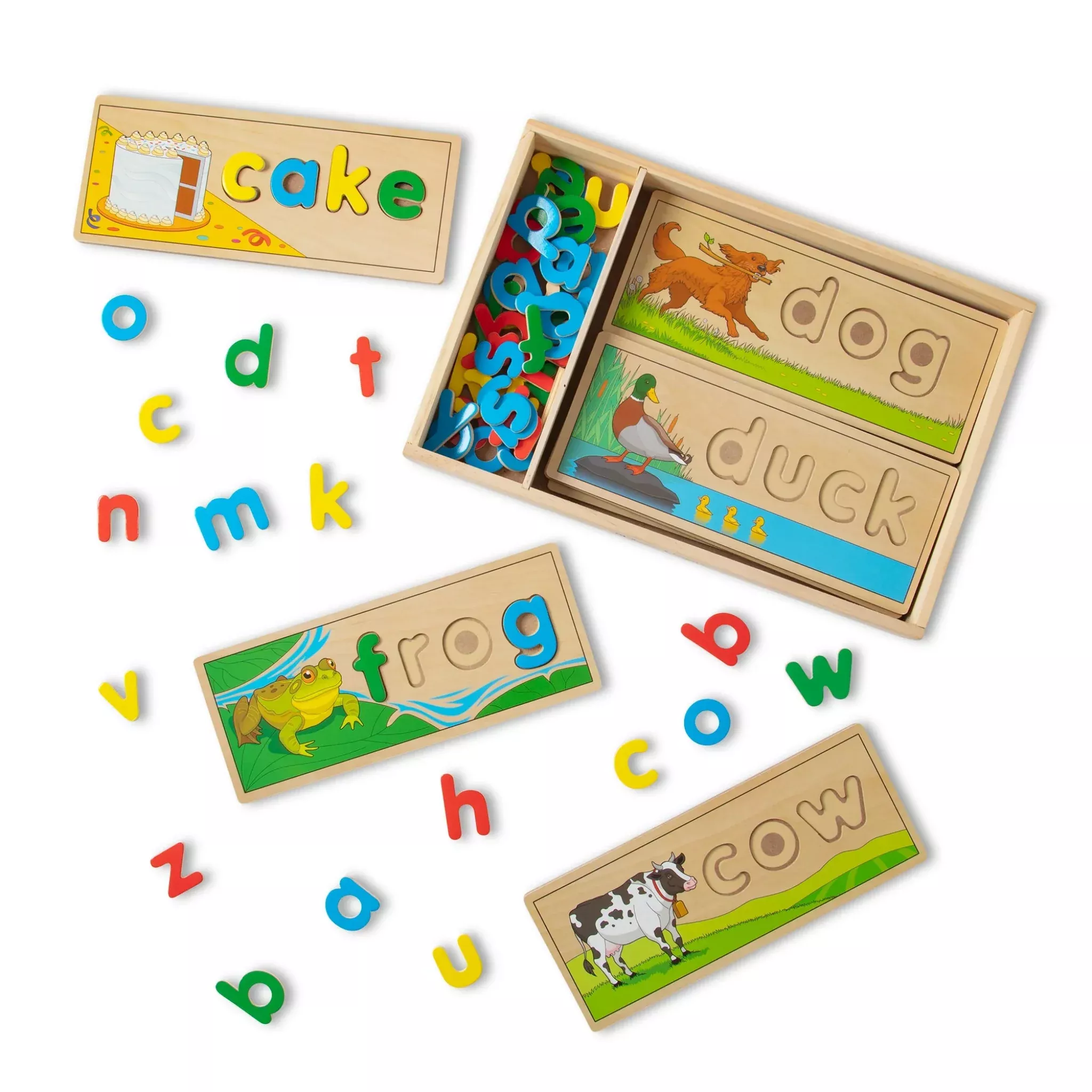 See & Spell Wooden Learning Toy