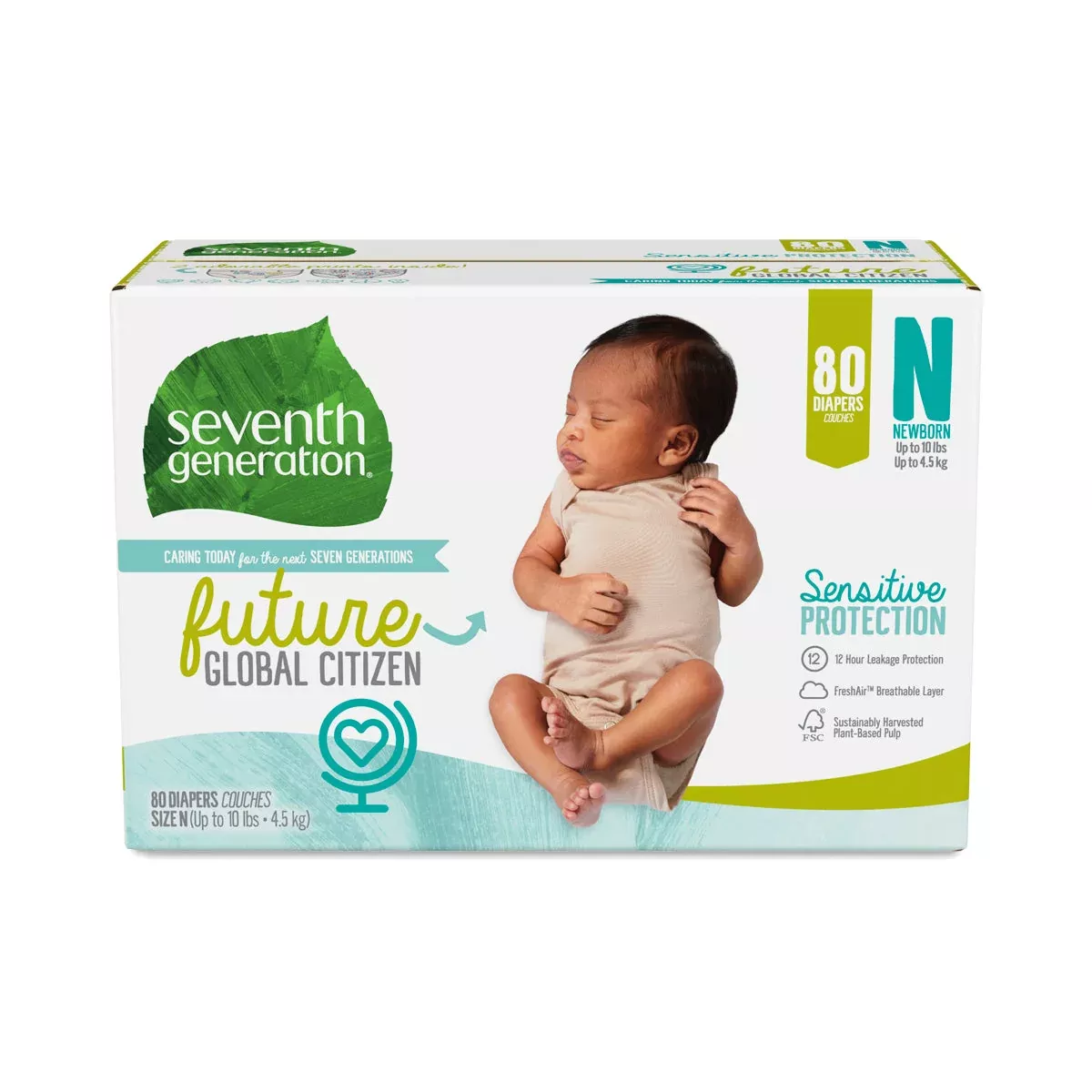 Seventh Generation Medium Newborn Diapers