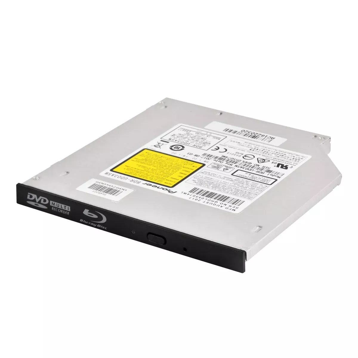 Silverstone Technology 9.5/12.7mm Slim Blu-Ray/DVD/CD Read and Write Tray-Loading Optical Disk (SST-TOB04)