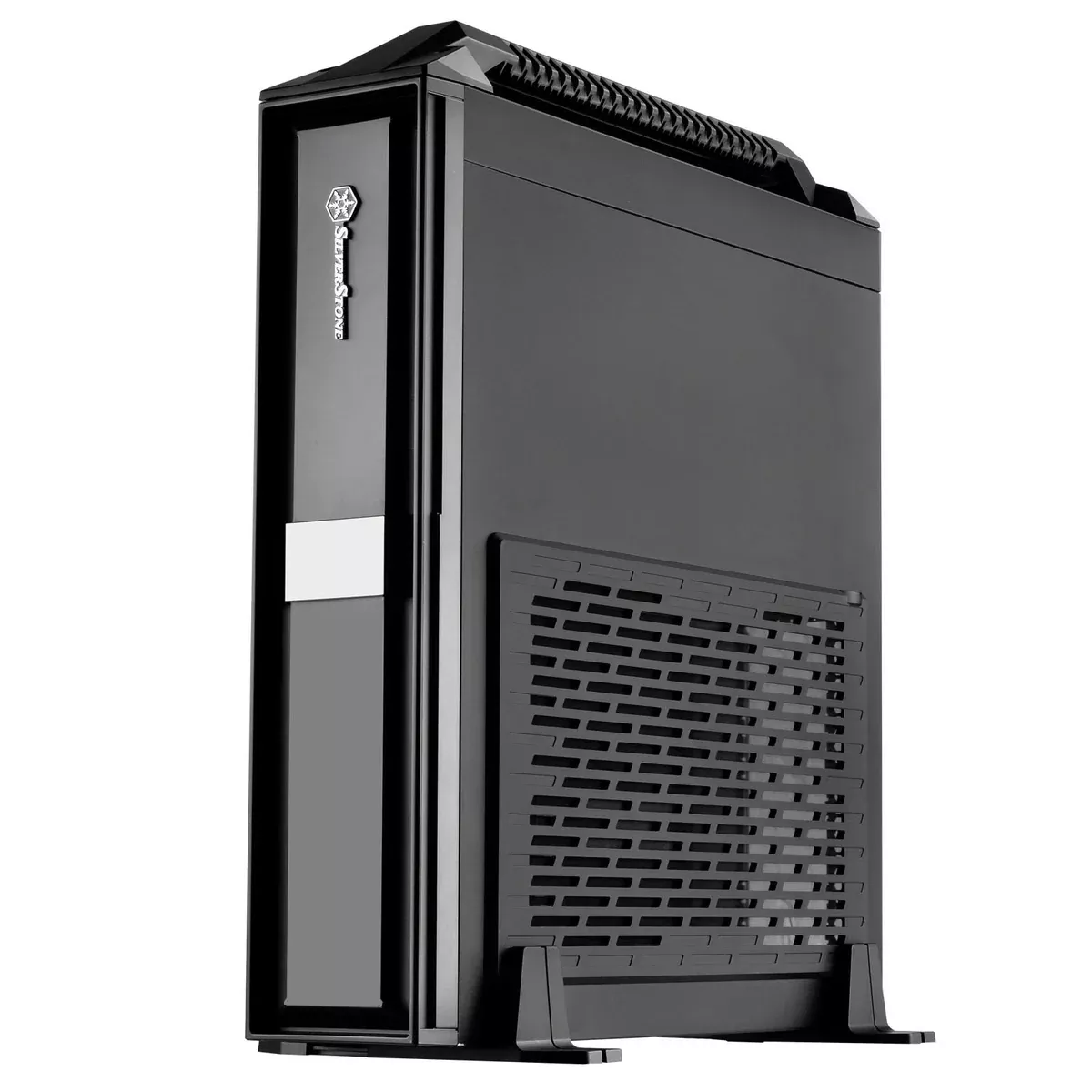 SilverStone Technology ML08B-H Mini-ITX Slim Small Form Factor Computer Case with Handle ML08B-H-x
