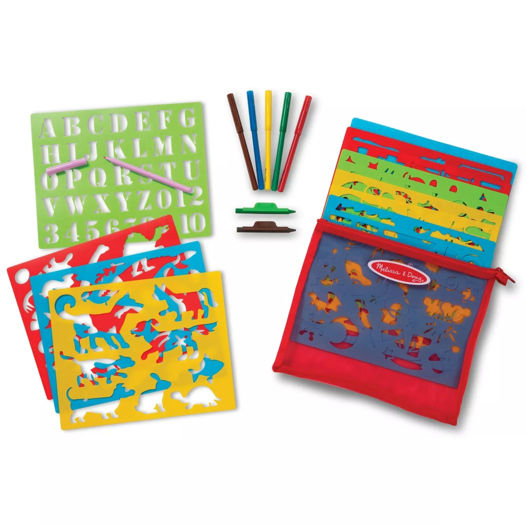 Stencil Art Activity Kit - 20+ pc.