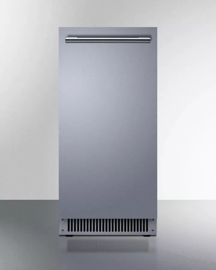 Summit 15” Clear Ice Maker, 68 lbs. Production Per Day, ADA Compliant, Built-in, Stainless Steel- BIM62ADA