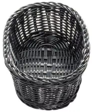 Tablecraft Basket Oval Black Handwoven