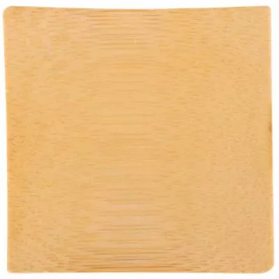 Tablecraft Disposable Square Bamboo Dish Tray