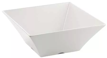 Tablecraft Melamine Square Bowl 12.25X5