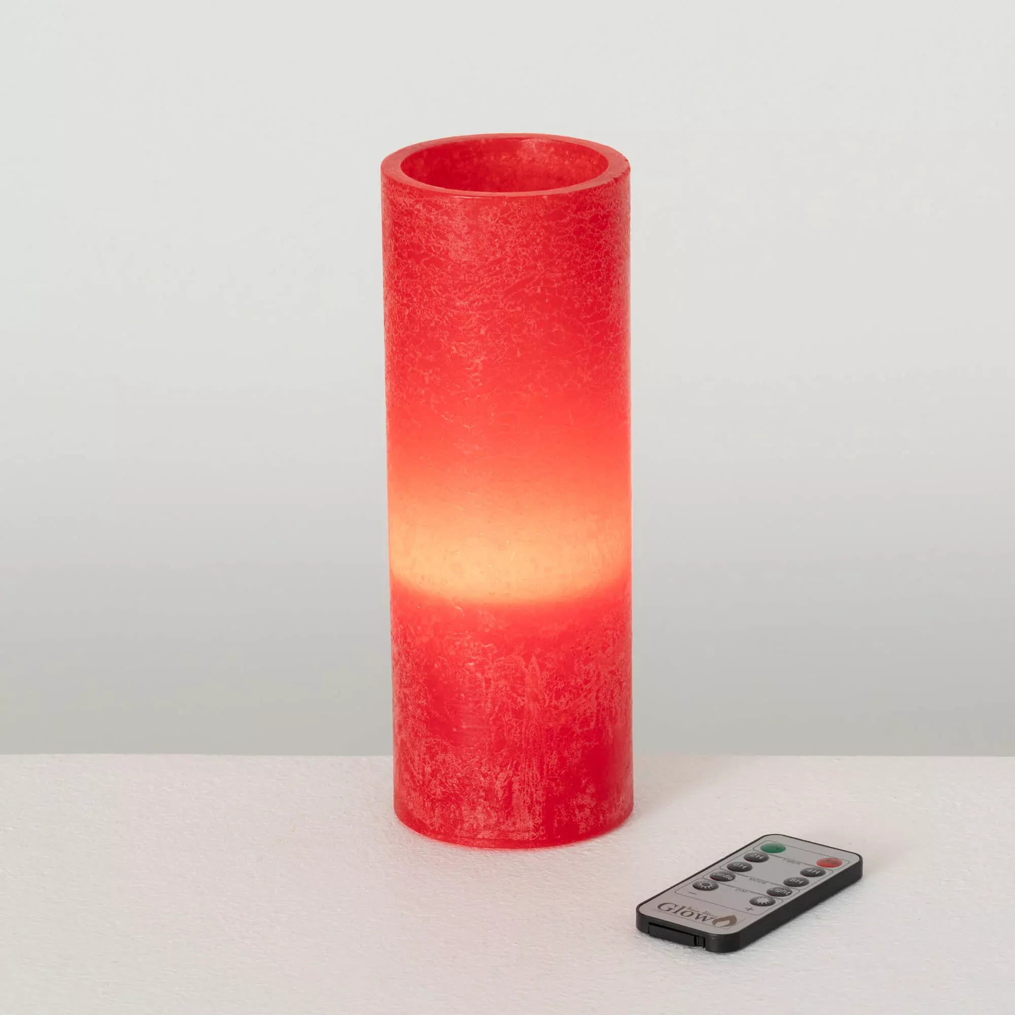 Timber LED Glow Candle Cranberry