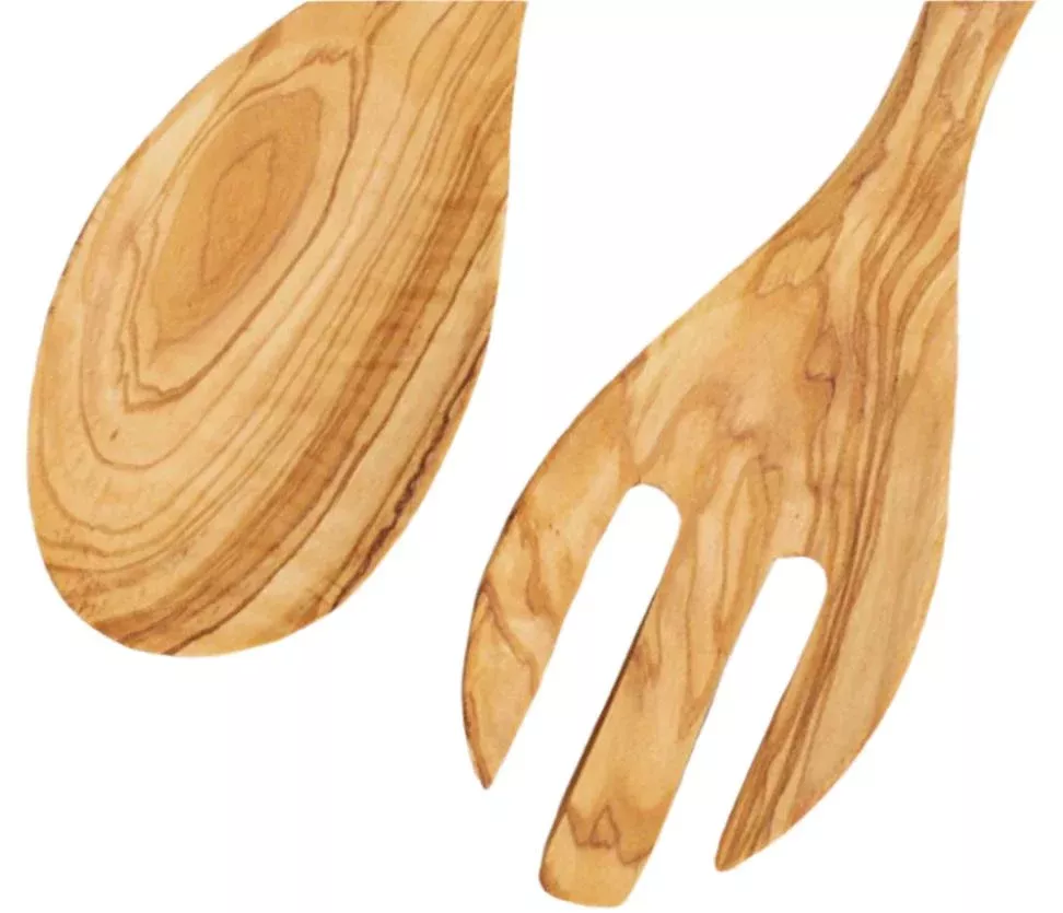 Verve Italian Olivewood Salad Servers - 2 pc.