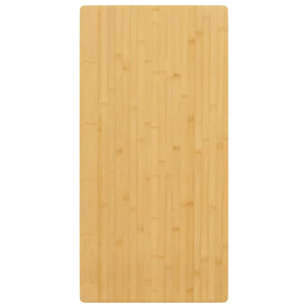 vidaXL Bamboo Table Top, Rectangular Brown 19.7"x39.4"x1.6", Durable and Versatile, Easy to Clean, Unique Design, Ideal for Various Furniture Types