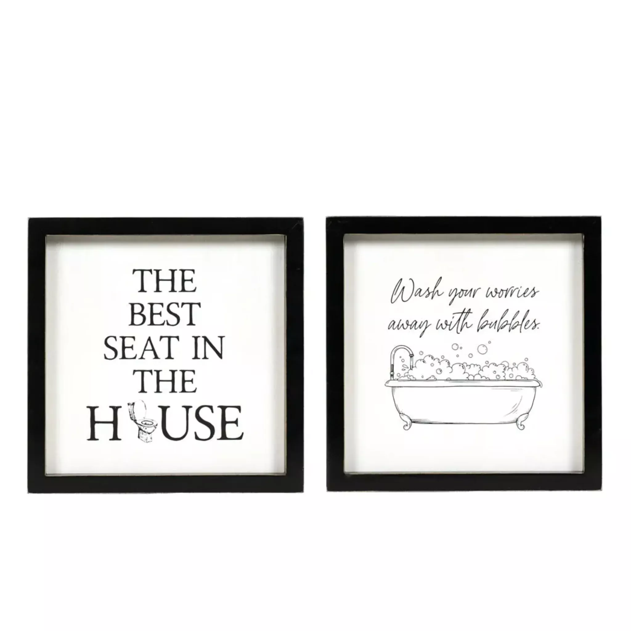Washroom Reversible Sign