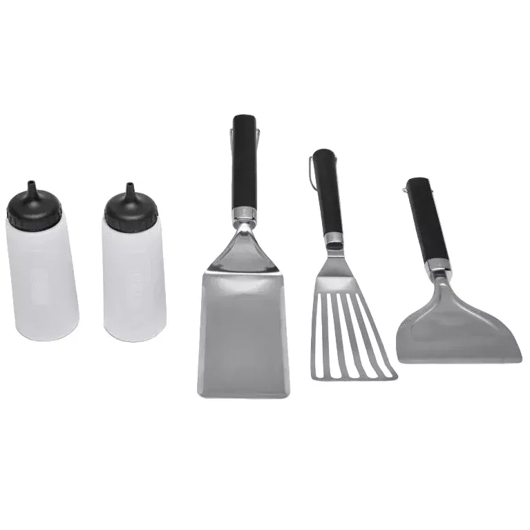 Weber Stainless Steel Flat Top Griddle Tool Set - 5 pc.