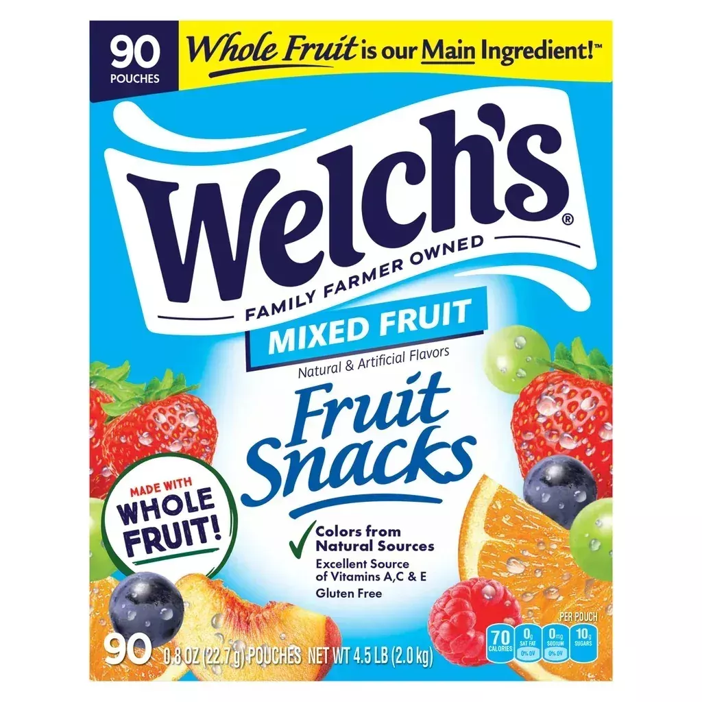 Welch’s Fruit Snacks .8 oz 90 count