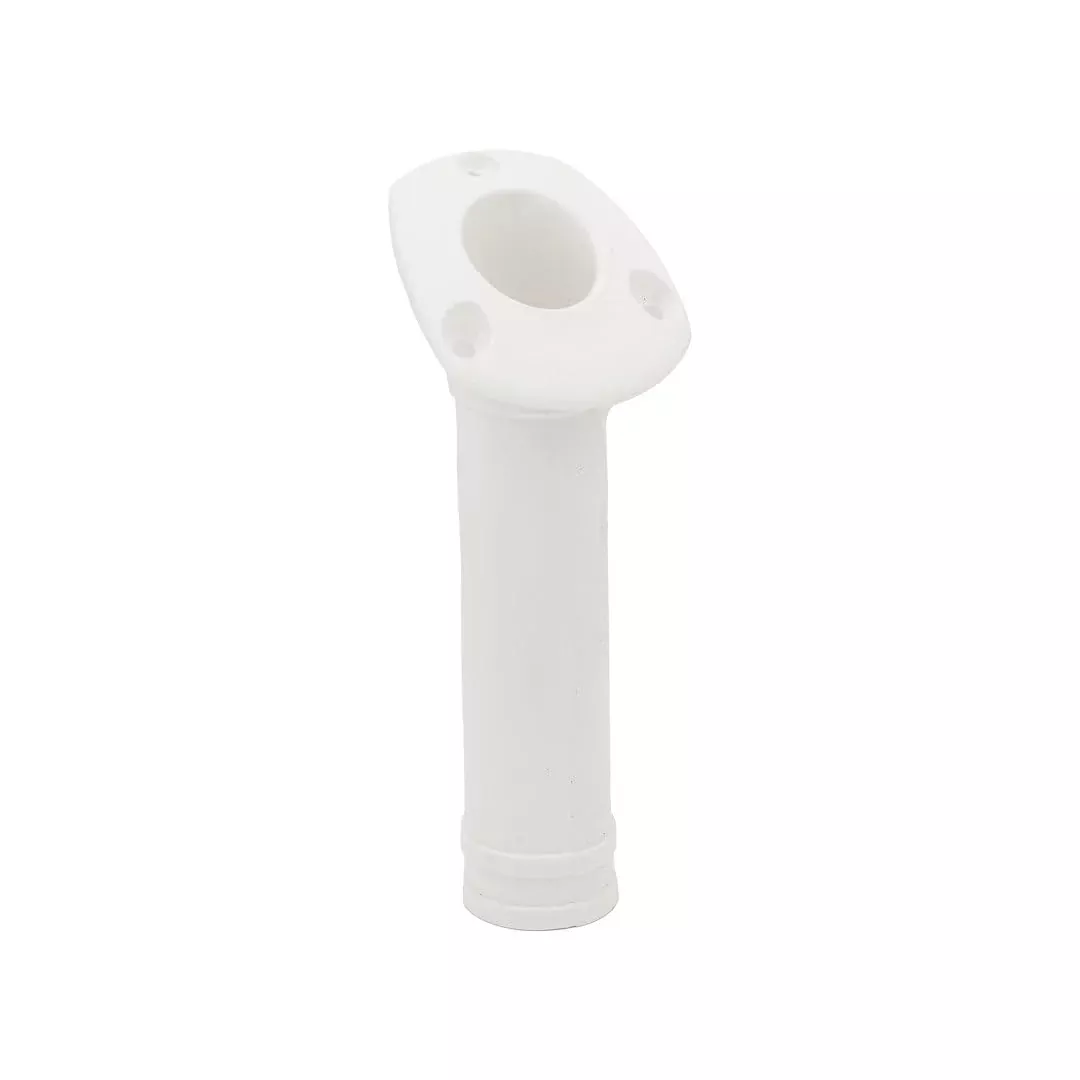 Whitecap 3447WP Nylon Flush Mount Rod Holder - 30°, White