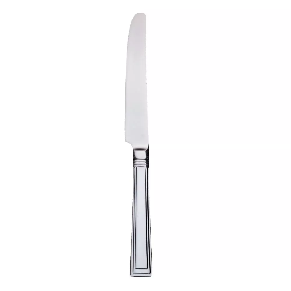 World Tableware Inc. Slate Solid Handle Fluted Blade Dinner Knife 9.75"