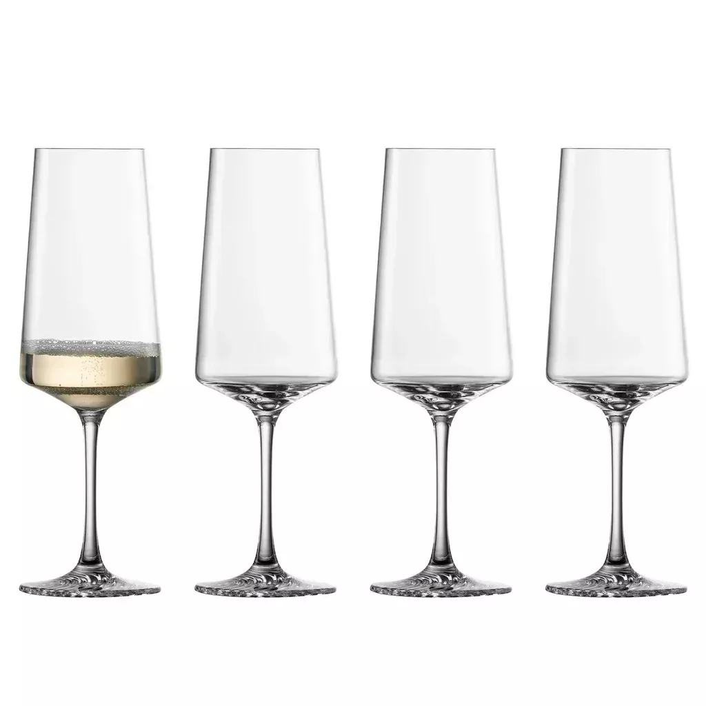 Zwiesel Echo Champagne 13.4 oz Glasses, Set of 4